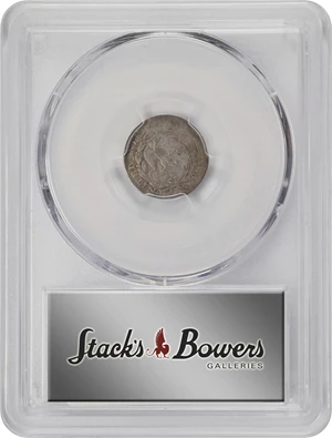 image for: 1796 Draped Bust Half Dime. LM-1, V-1. Rarity-3. LIKERTY. Fine-15 (PCGS). CAC.