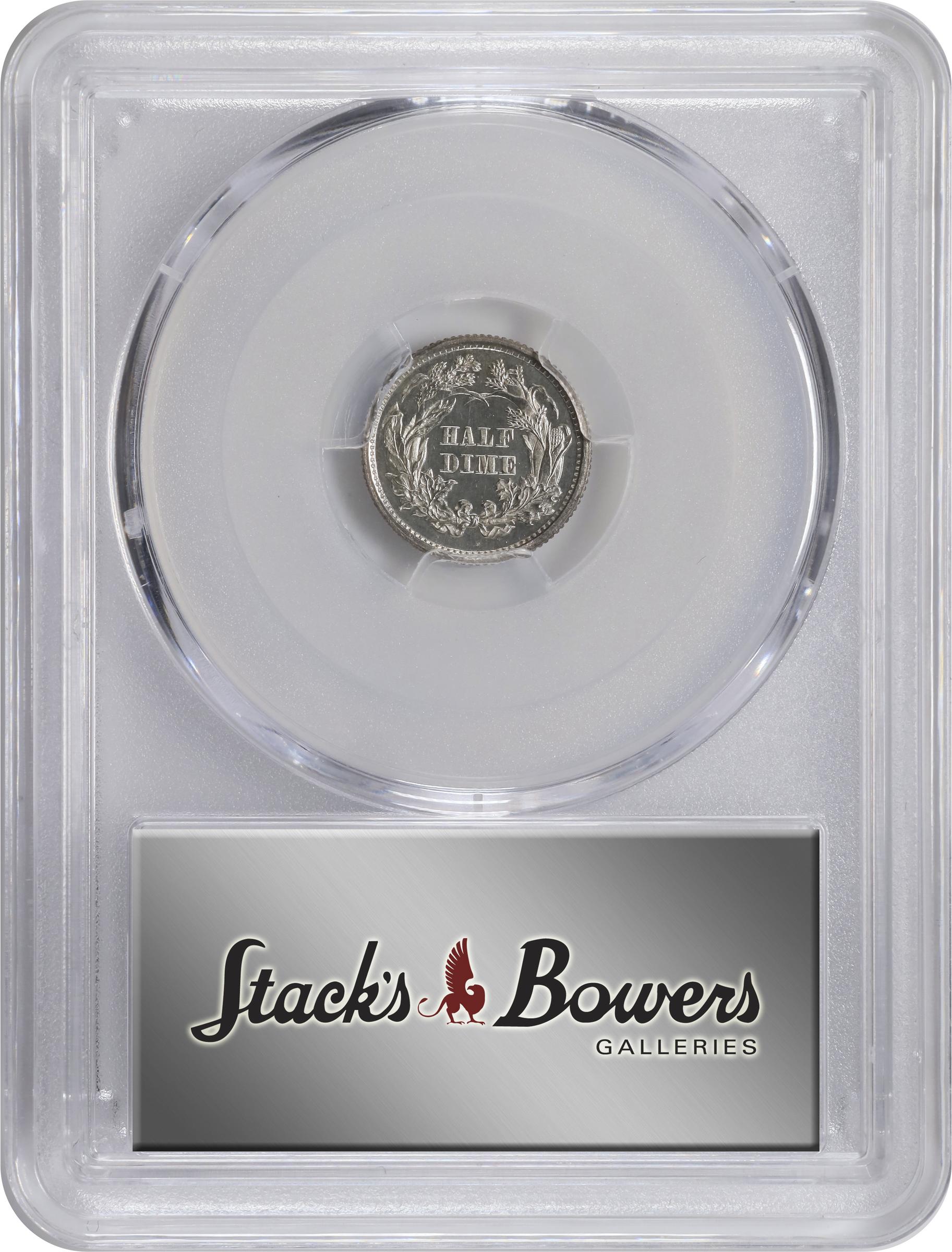 image for: 1869 Liberty Seated Half Dime. Proof-65 Cameo (PCGS).