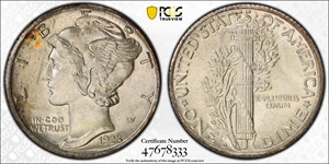 image for: 1928-D Mercury Dime. MS-67+ (PCGS). CAC.