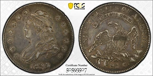 image for: 1825/4/2 Capped Bust Quarter. B-2. Rarity-2. EF-45 (PCGS).