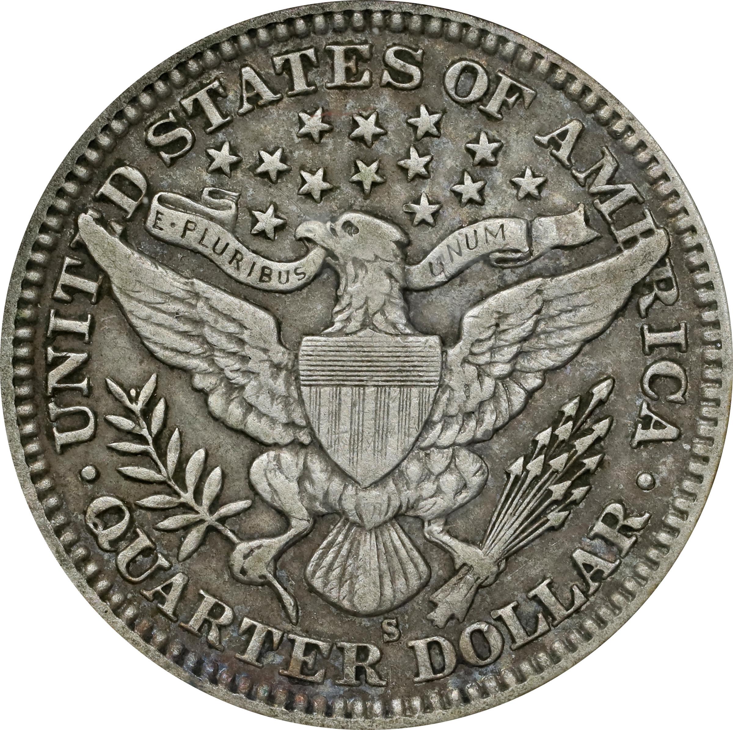 1913-S 25c F12 thumbnail 2