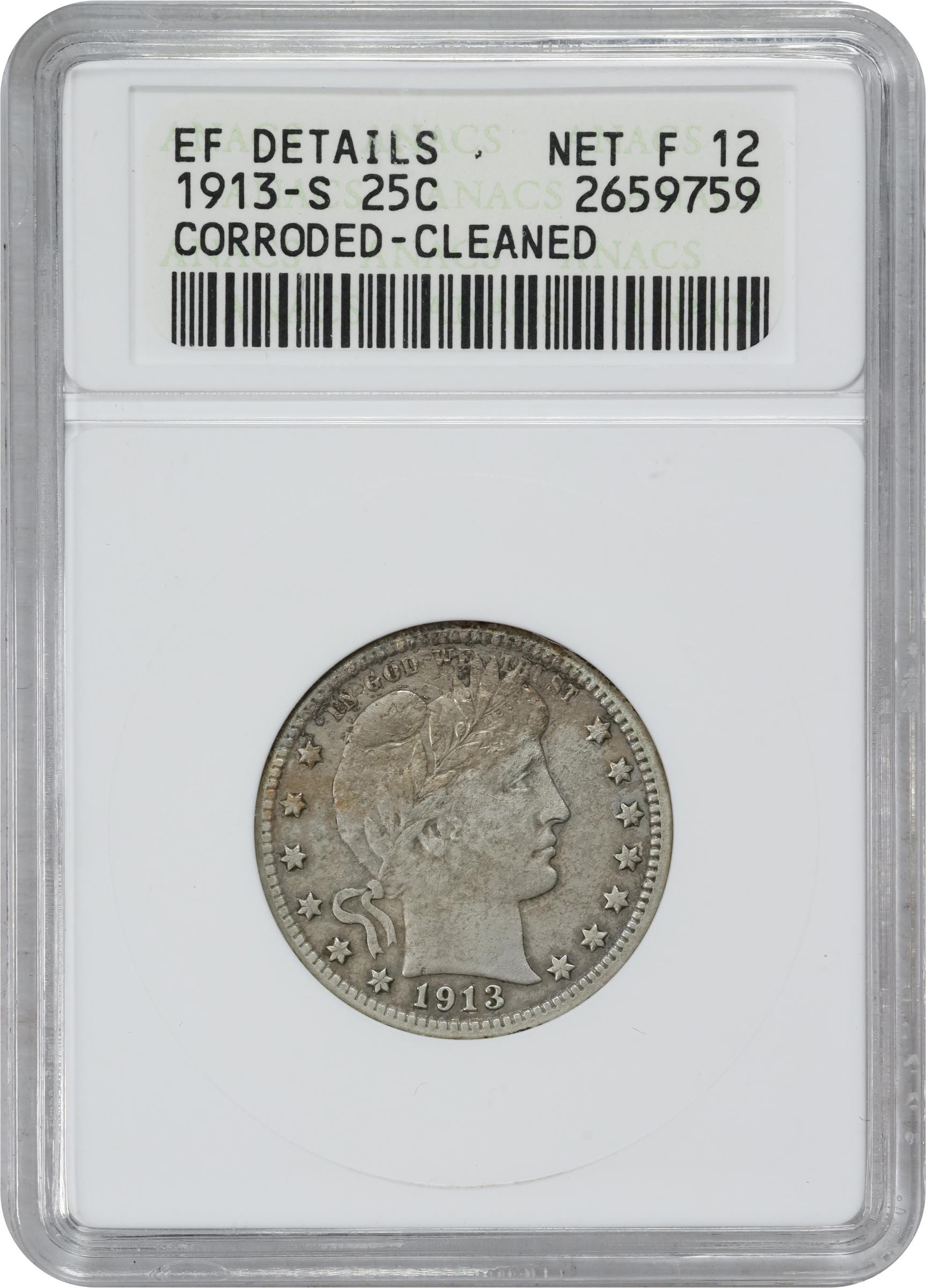1913-S 25c F12 thumbnail 3