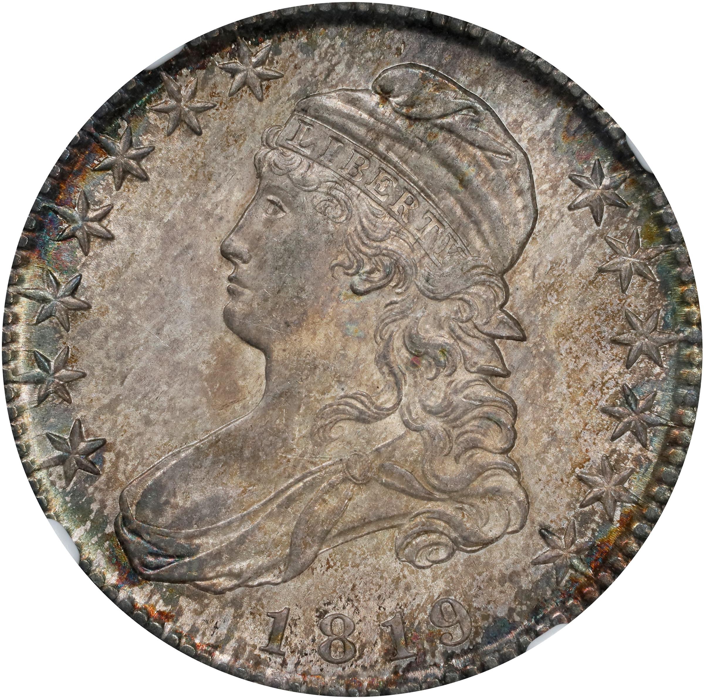 image for: 1819 Capped Bust Half Dollar. O-109. Rarity-3. MS-64 (NGC). CAC.