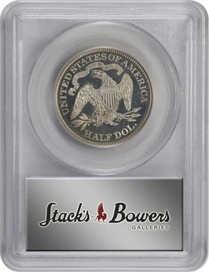 image for: 1871 Liberty Seated Half Dollar. Proof-64 (PCGS). CAC.