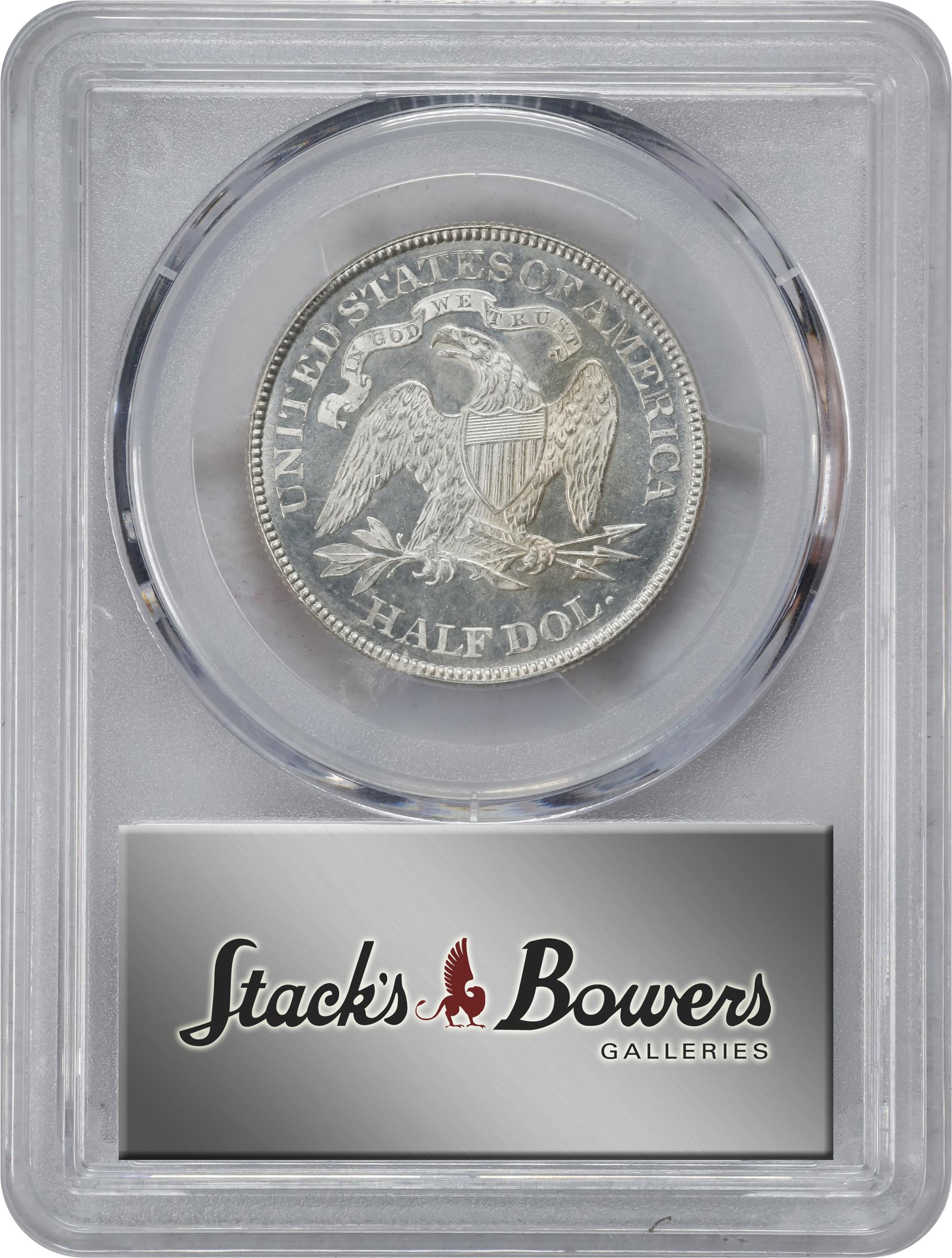 image for: 1877 Liberty Seated Half Dollar. WB-103. Type II Reverse. MS-66 PL (PCGS).