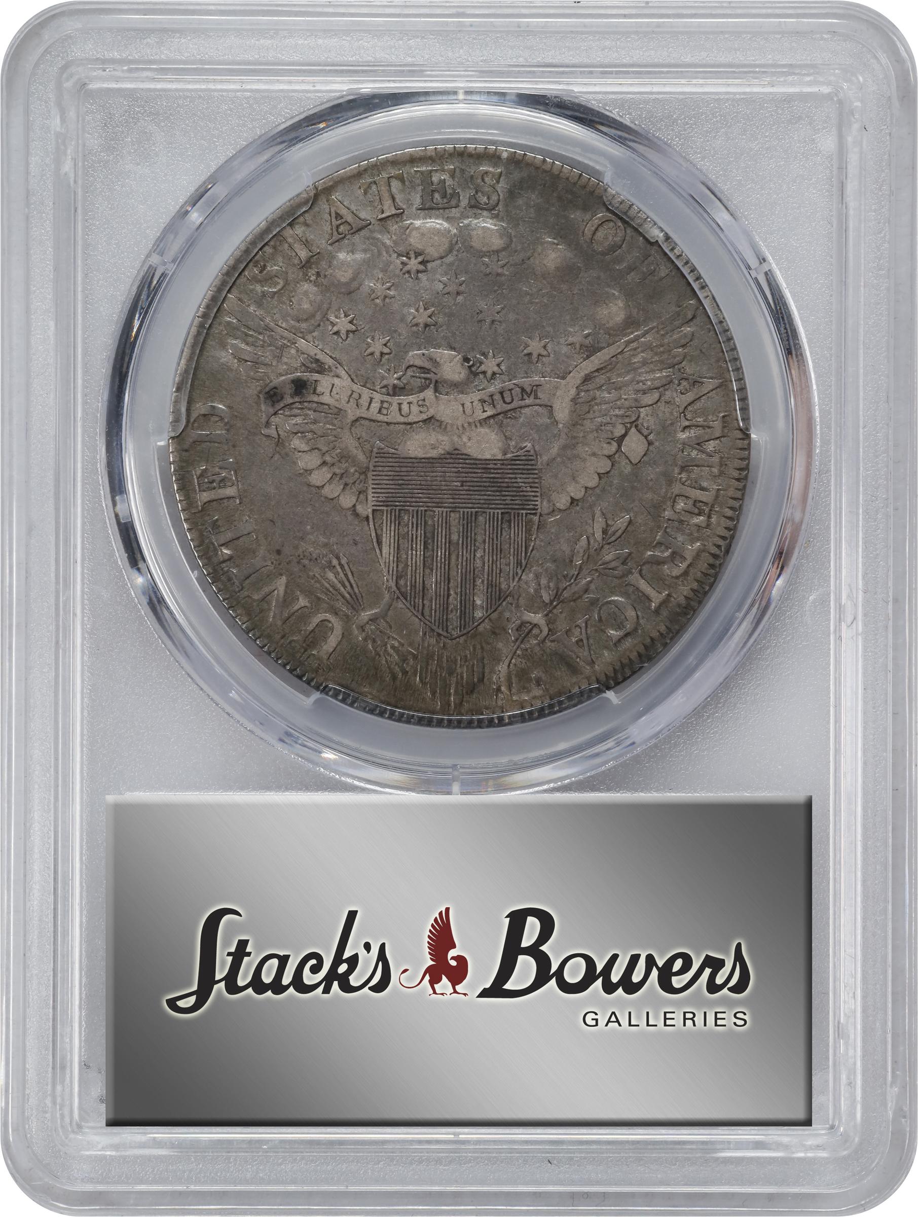 image for: 1799 Draped Bust Silver Dollar. BB-152, B-15a. Rarity-3. Irregular Date, 13-Star Reverse. VF-30 (PCGS). CAC.