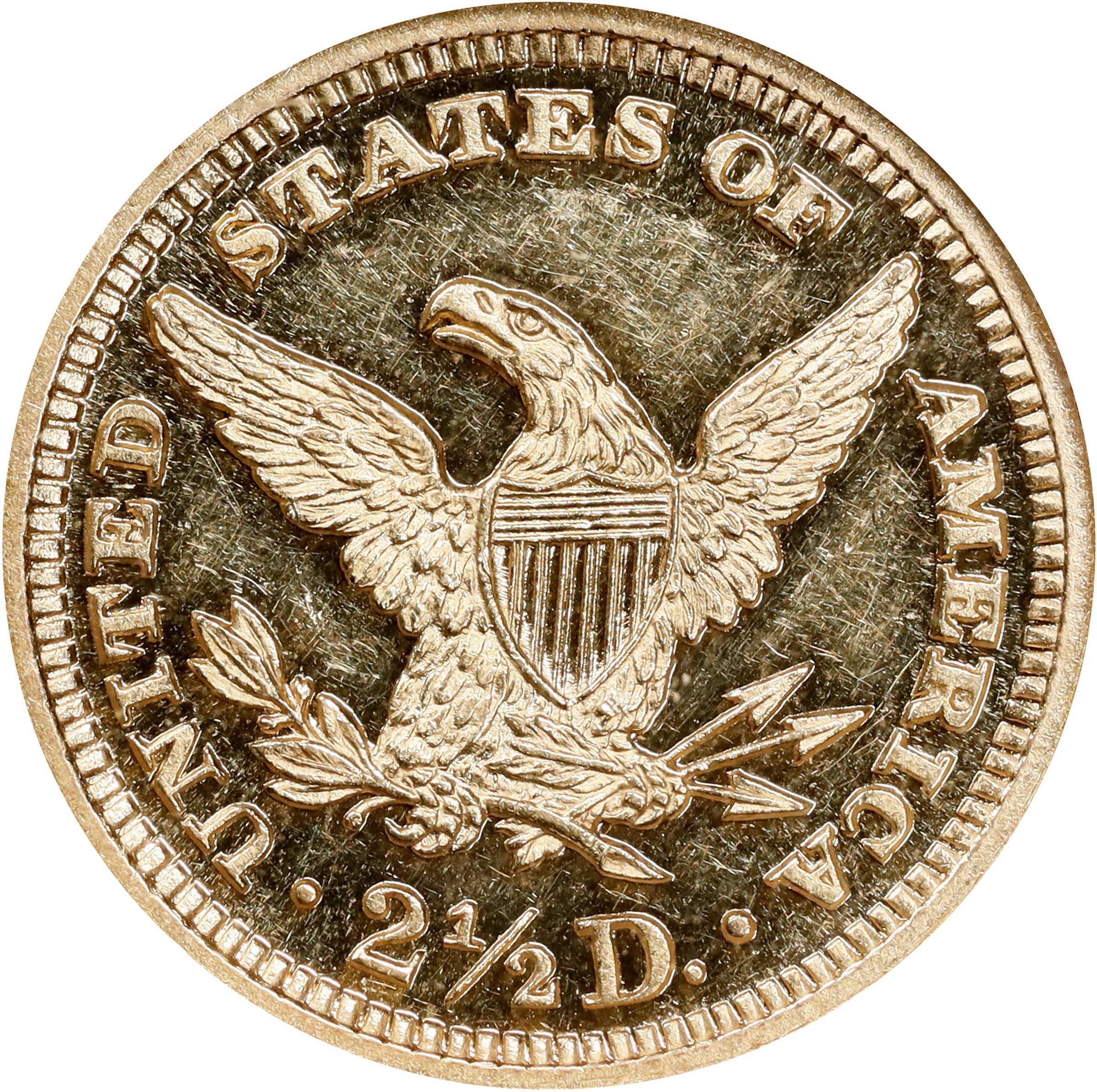 image for: 1899 Liberty Head Quarter Eagle. JD-1. Rarity-4. Proof-63 Cameo (NGC).