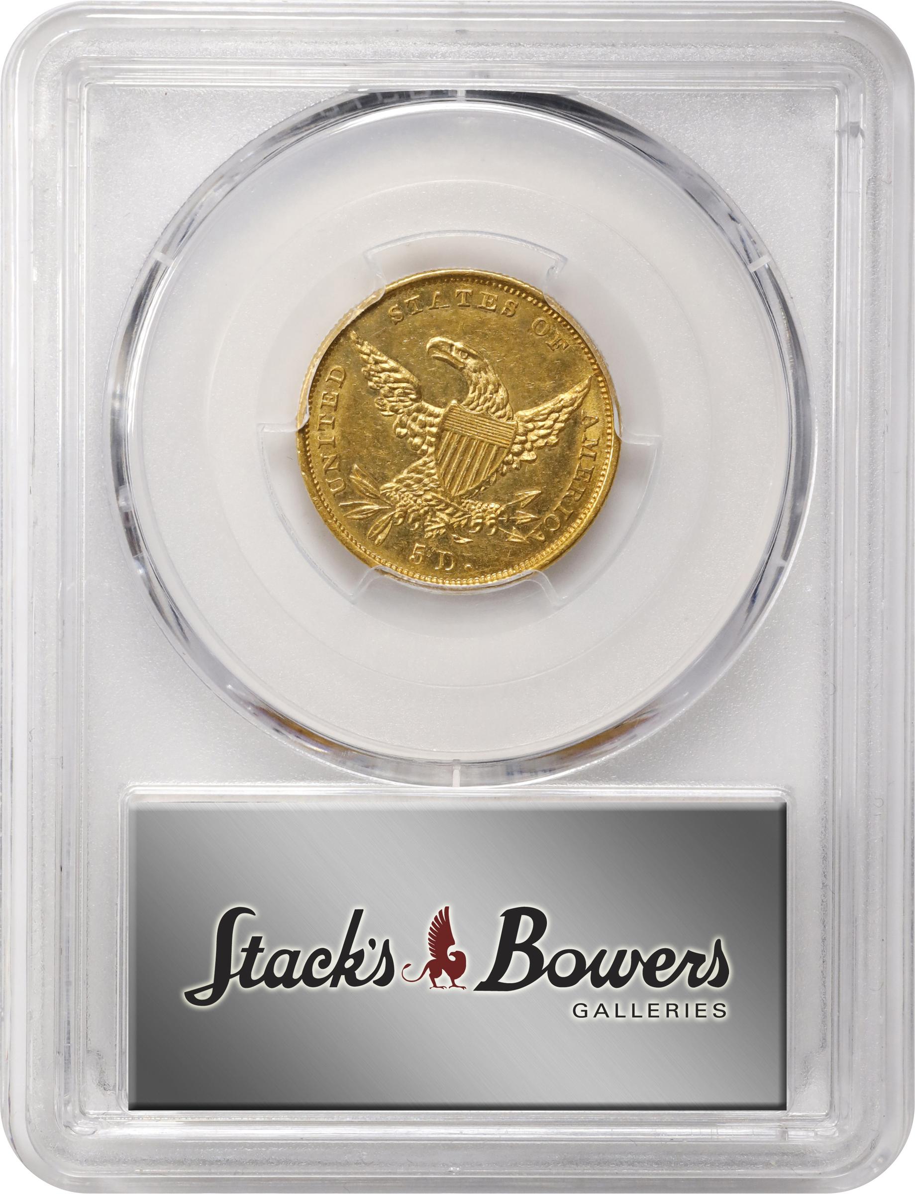image for: 1834 Classic Head Half Eagle. HM-8. Rarity-4. AU-55 (PCGS).