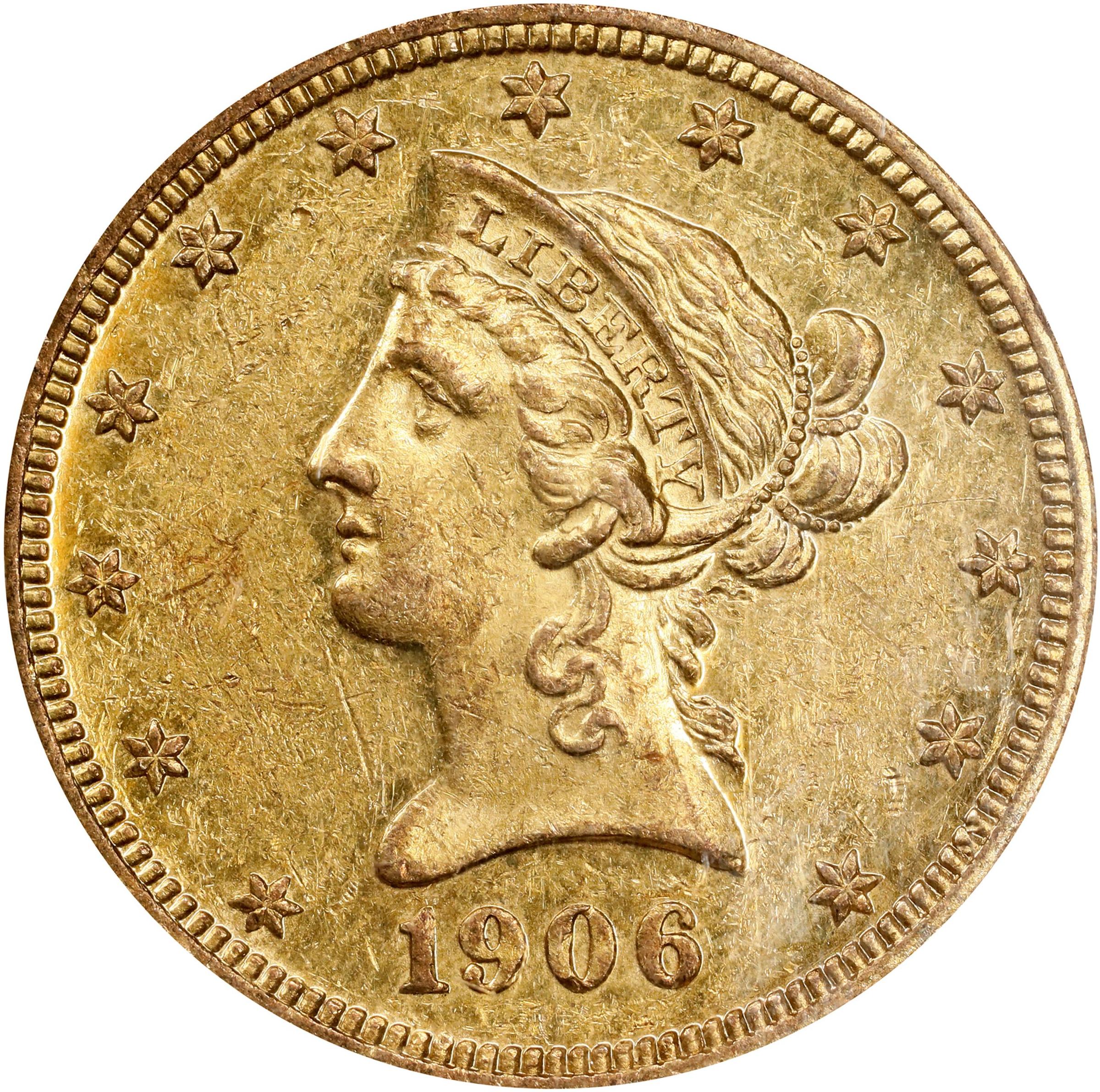 image for: 1906 Liberty Head Eagle. JD-1. Rarity-5. Proof-55 (NGC).