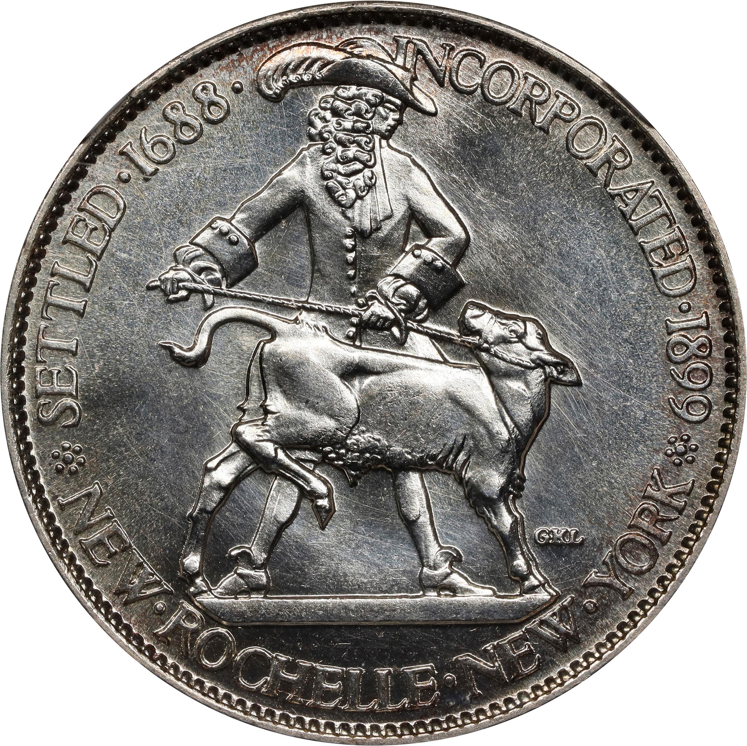 image for: 1938 New Rochelle, New York 250th Anniversary. Specimen-66 (NGC).