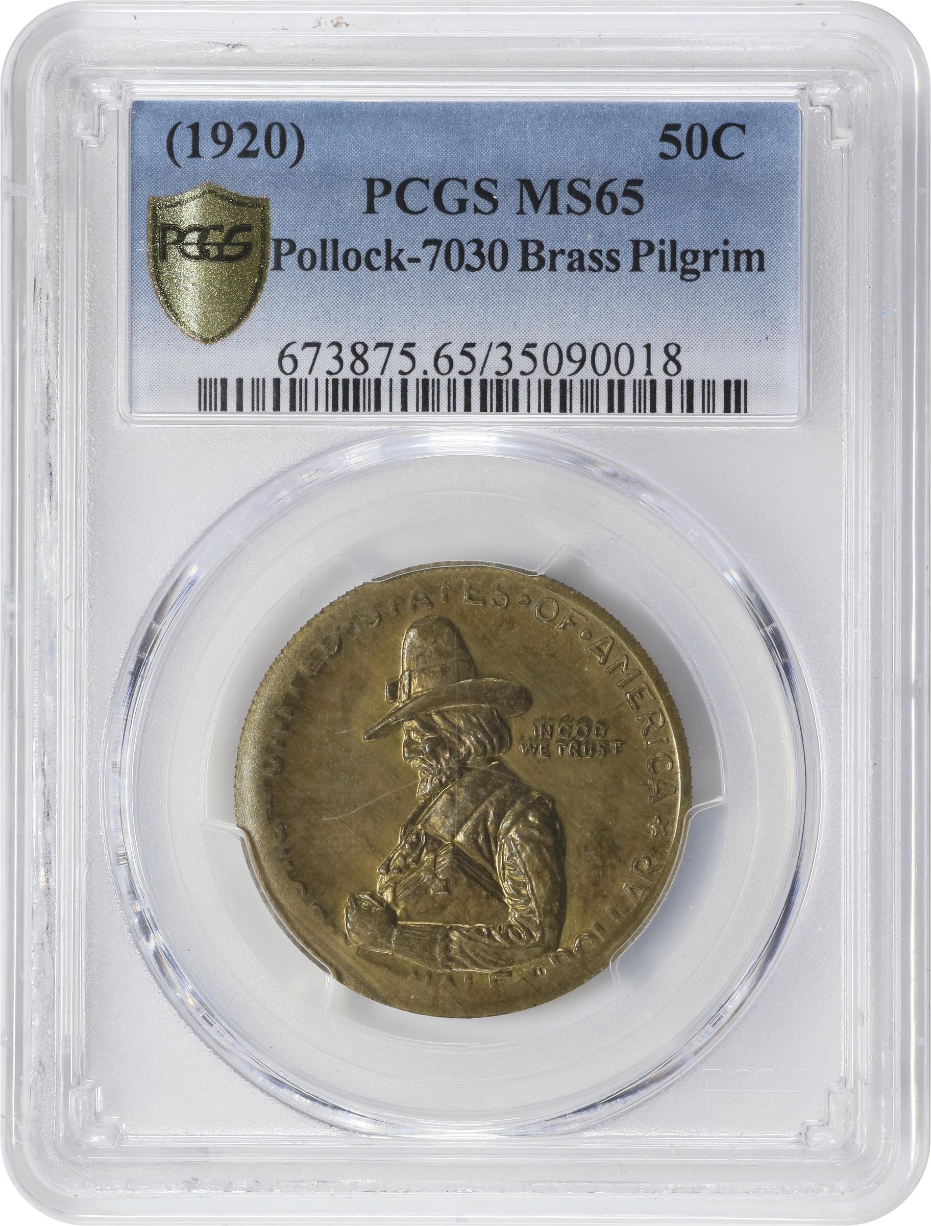 1920 Pilgrim Tercentenary, Silver Commemorative Half Dollar
