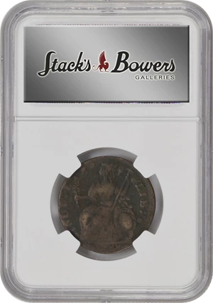 image for: 1788 Connecticut Copper. Miller 15.2-P, W-4590. Rarity-5. Draped Bust Left. Fine-15 BN (NGC).
