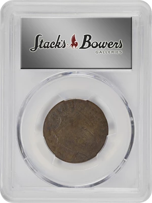 image for: 1788 New Jersey Copper. Maris 77-dd (DS3), i.e. 78-dd, W-5535. Rarity-2. Head Right, Running Fox Before Legend. Fair-2 (PCGS).