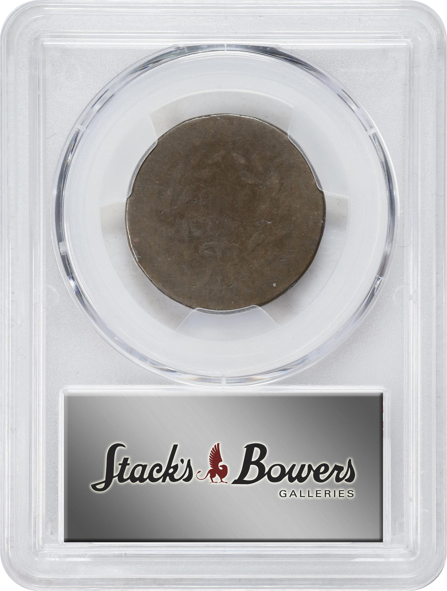 image for: 1797 Draped Bust Cent. S-121A, B-3a. Rarity-6. Reverse of 1795, Plain Edge. AG-3 (PCGS).