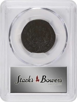 image for: 1803 Draped Bust Cent. S-249, B-7. Rarity-2. 1/100 Over 1/000. Fine-12 (PCGS).