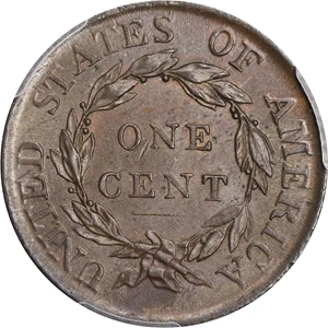 image for: 1818 Matron Head Cent. N-10. Rarity-1. MS-63 BN (PCGS).