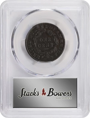 image for: 1832 Matron Head Cent. N-1. Rarity-2. Medium Letters. AU-58 (PCGS).