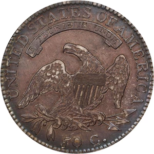image for: 1818 Capped Bust Half Dollar. O-107. Rarity-1. AU-50 (ANACS). OH.