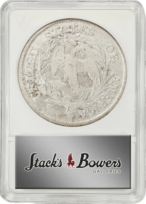 image for: 1798 Draped Bust Silver Dollar. Small Eagle. BB-82, B-1. Rarity-3. 13 Stars on Obverse. VF-25 (ANACS). OH.