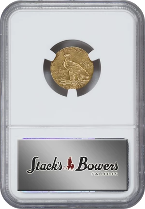 image for: 1911-D Indian Quarter Eagle. Weak D. AU-55 (NGC).