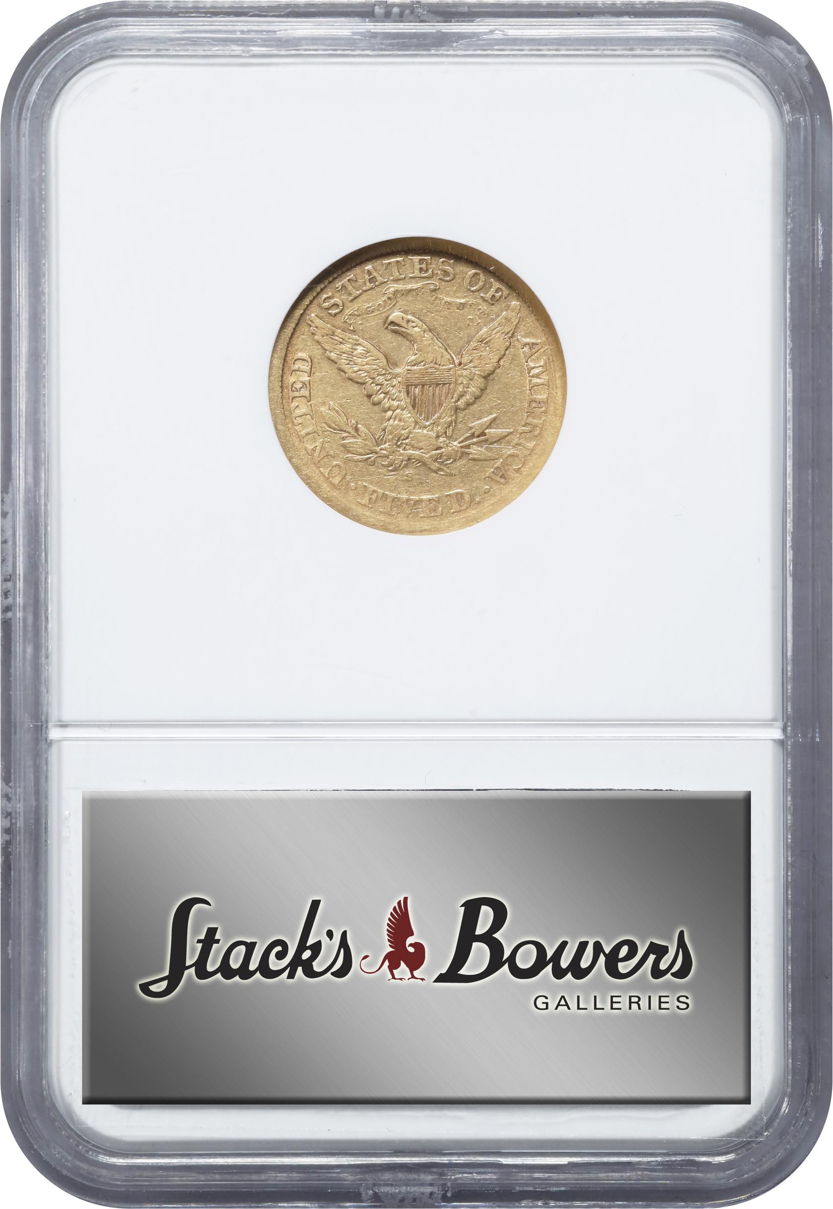 image for: 1875-S Liberty Head Half Eagle. VF-25 (NGC).