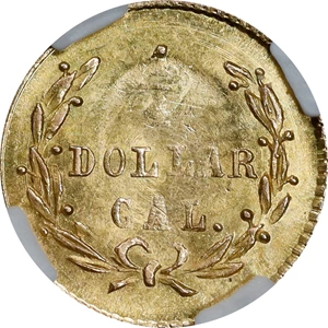 image for: 1872 Round 25 Cents. BG-818, Musante GW-821. Rarity-4-. Washington Head. MS-63 (NGC).