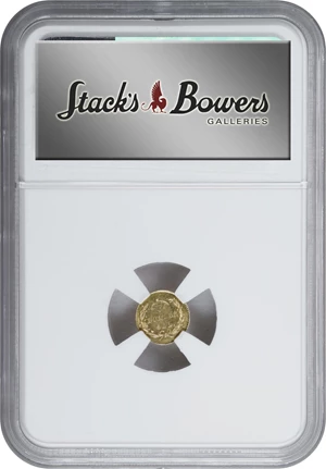 image for: 1872 Round 25 Cents. BG-818, Musante GW-821. Rarity-4-. Washington Head. MS-63 (NGC).