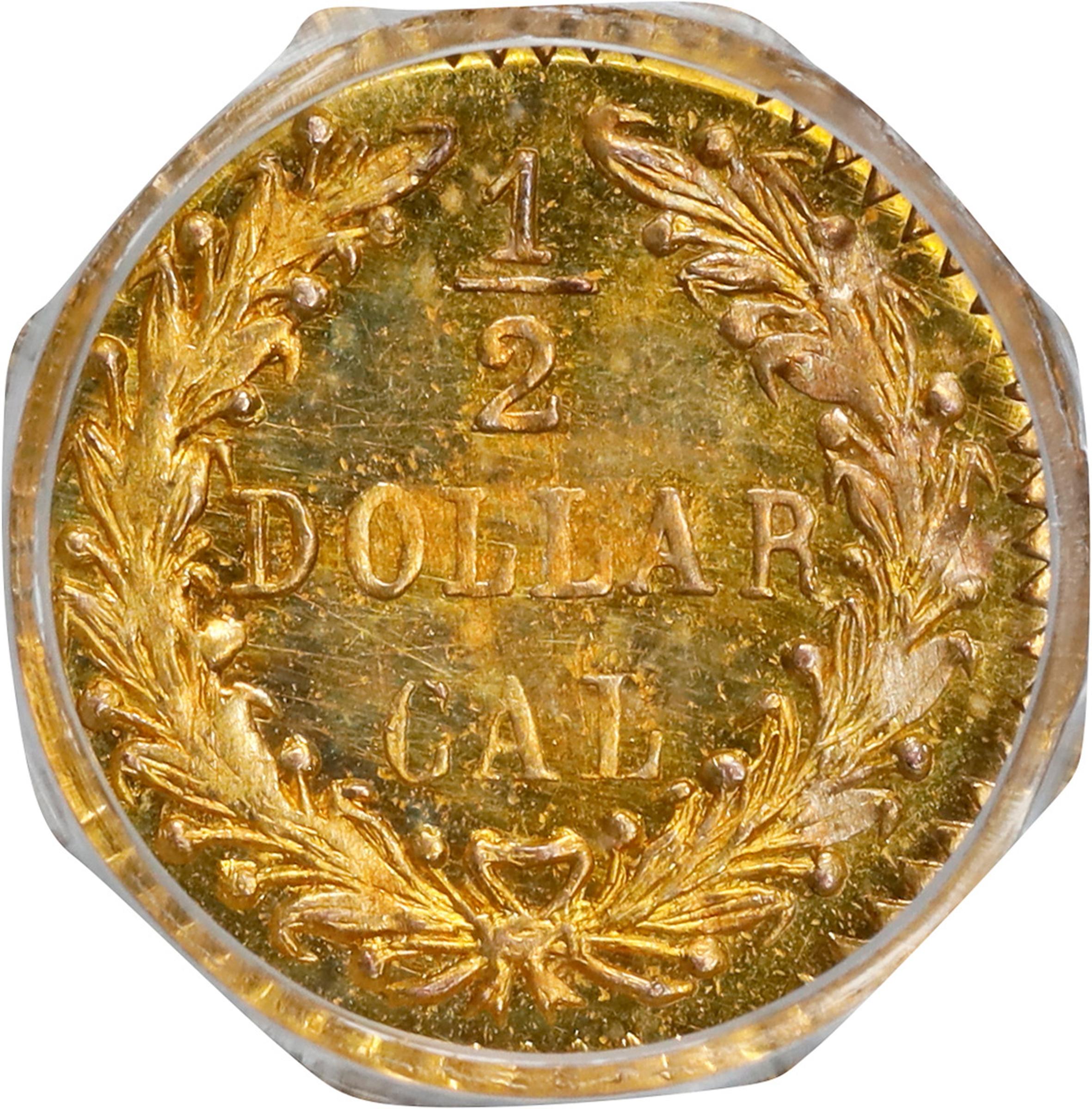 image for: 1881 Octagonal 50 Cents. BG-952B. Rarity-6-. Indian Head. MS-65 (PCGS).