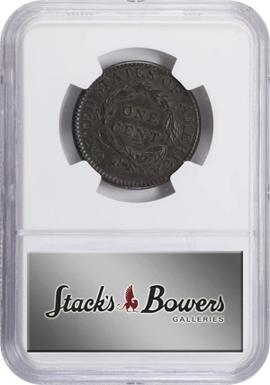image for: 1814 Classic Head Cent. S-295, B-2. Rarity-1. Plain 4. AU-50 BN (NGC).