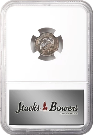 image for: 1835 Capped Bust Half Dime. LM-6, V-9. Rarity-2. Large Date, Small 5 C. Unc Details--Cleaned (NGC).