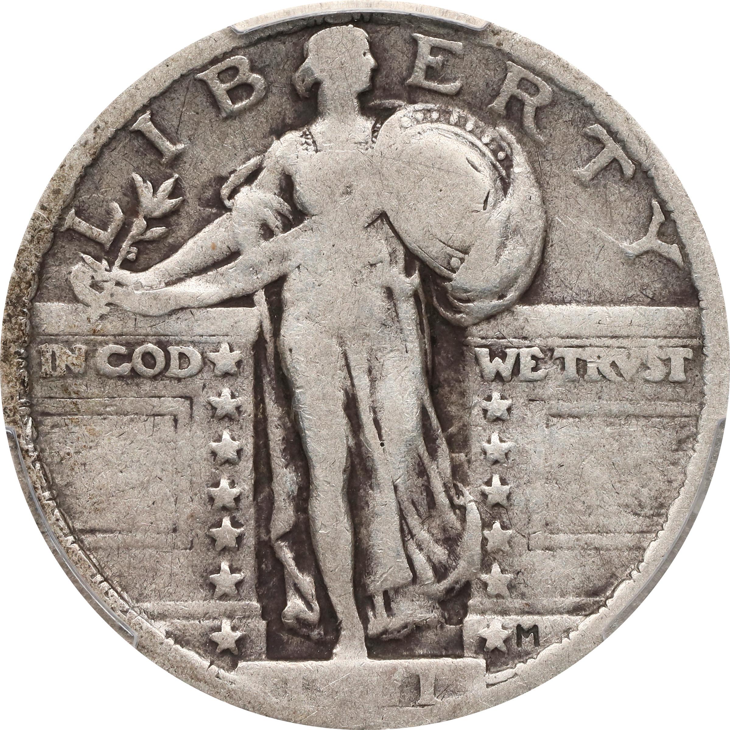 1921 Standing Liberty Quarter. Good-6 (PCGS).