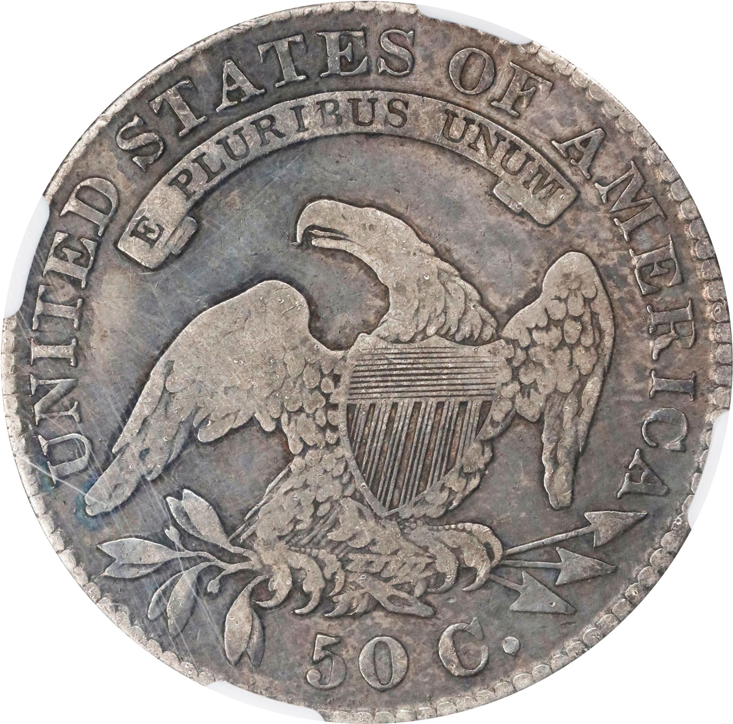 image for: 1830 Capped Bust Half Dollar. O-115. Rarity-2. Small 0. Fine-15 (NGC).