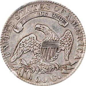 image for: 1832 Capped Bust Half Dollar. O-122. Rarity-1. Small Letters. VF-35 (NGC).