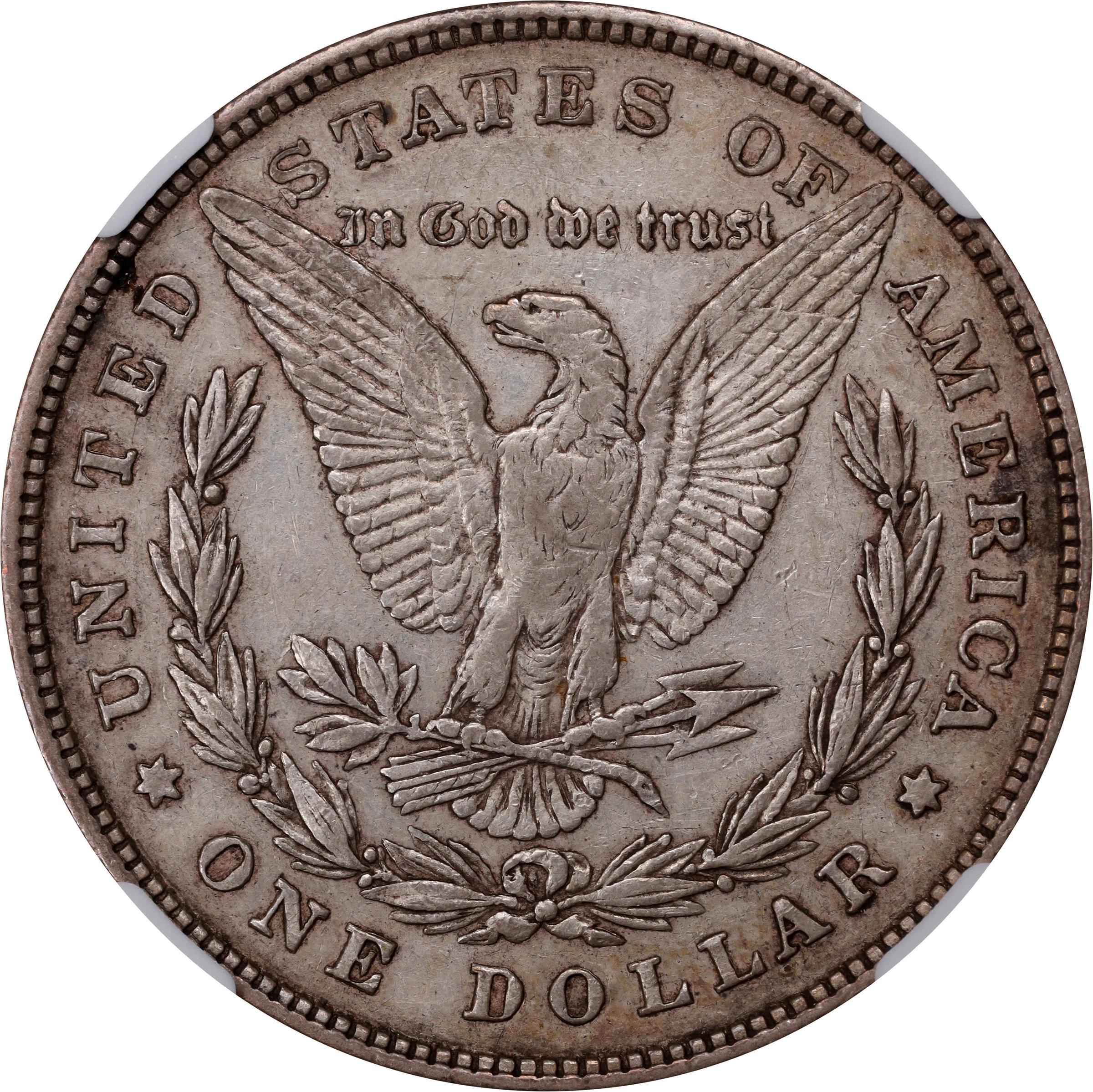 image for: 1878 Morgan Silver Dollar. 8 Tailfeathers. VAM-14.9. VF-35 (NGC).