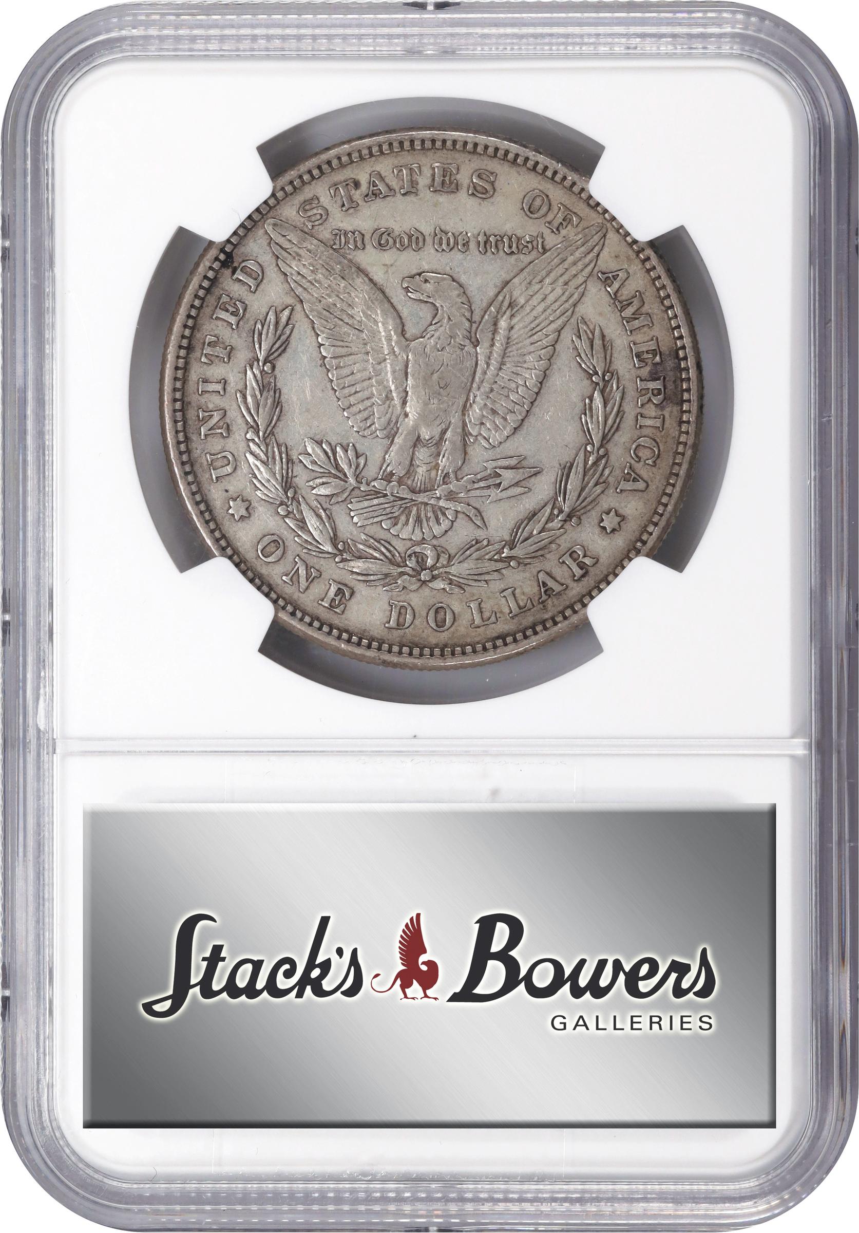 image for: 1878 Morgan Silver Dollar. 8 Tailfeathers. VAM-14.9. VF-35 (NGC).