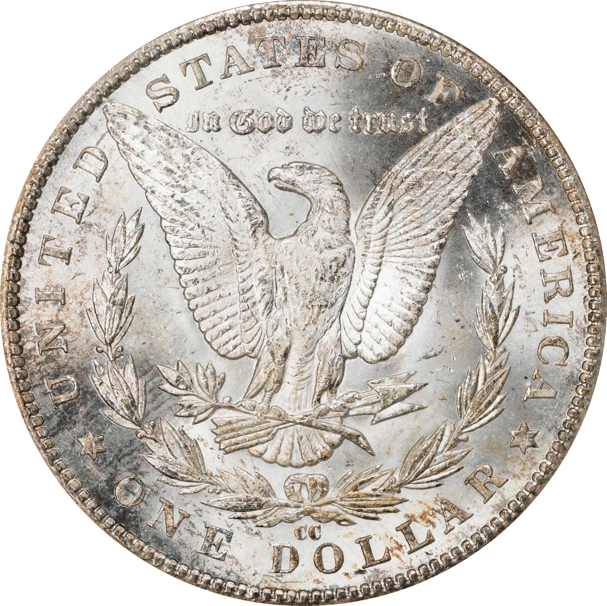 1885-CC $1  Dash Under 8, VAM-2 AU58 thumbnail 6