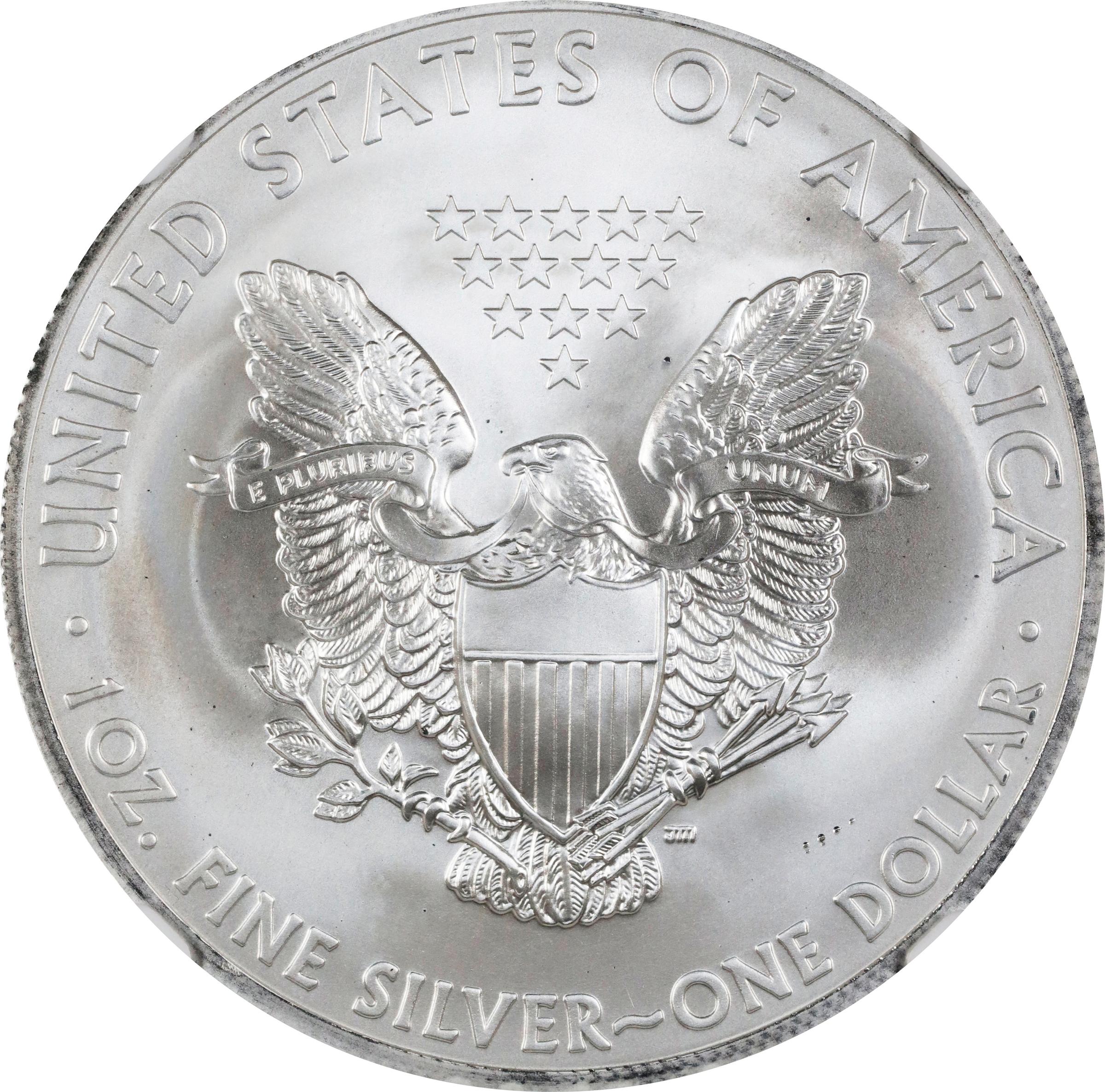 image for: 2014-(S) Silver Eagle. MS-69 (NGC).