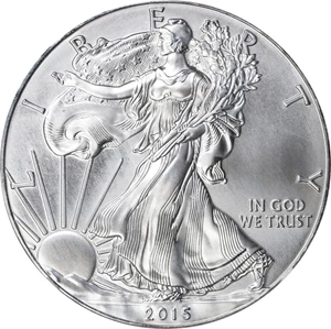 image for: 2015-(P) Silver Eagle. MS-69 (NGC).