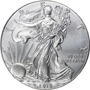 image for: 2015-(P) Silver Eagle. MS-69 (NGC).