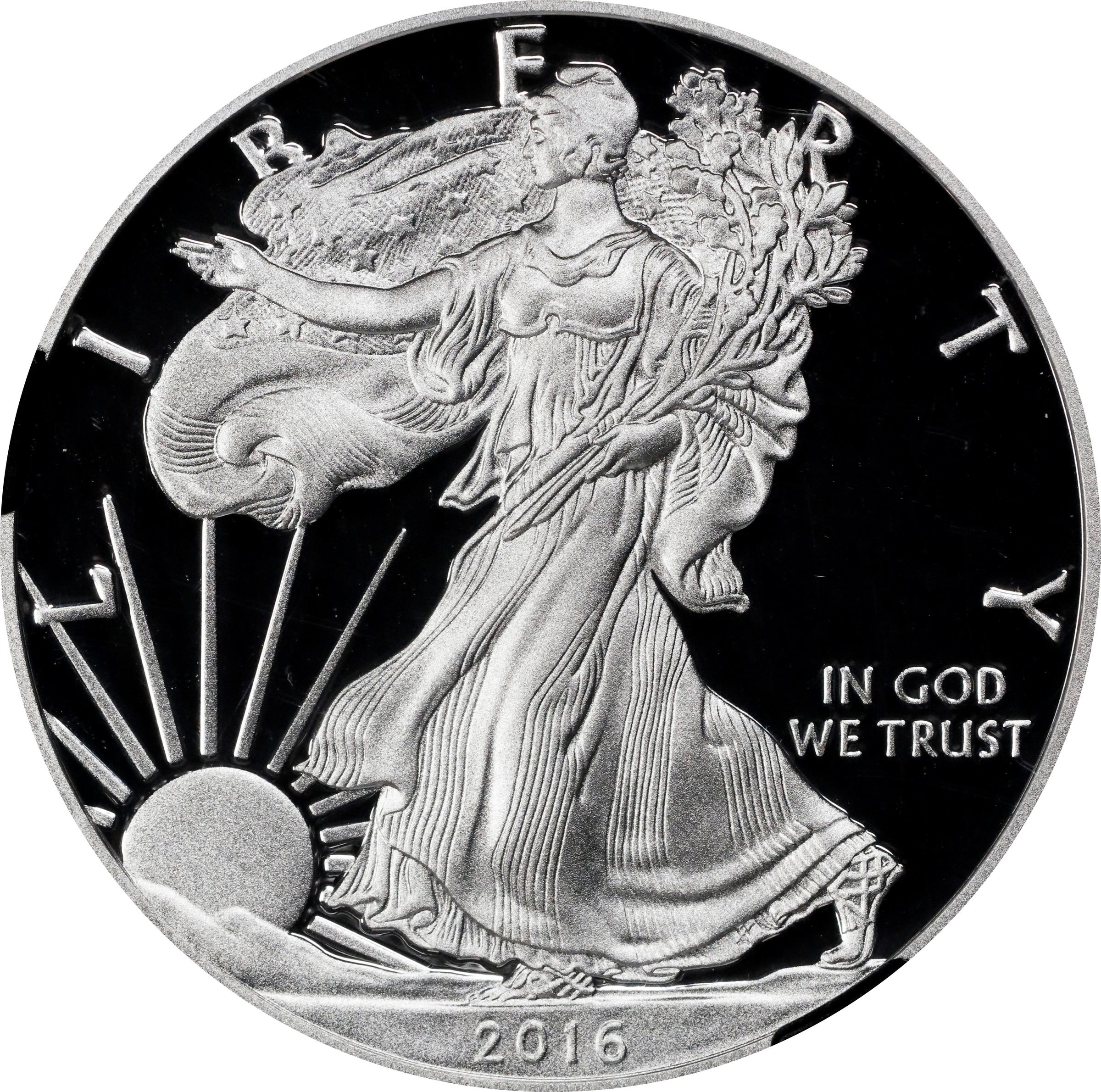 イーグル銀貨プルーフ2016（2019）埋蔵銀貨レターエッジPF70 PCGS イーグル銀貨プルーフ2016（2019）埋蔵銀貨レターエッジPF70 PCGS