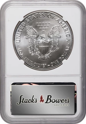 image for: 2020-(P) Silver Eagle. Emergency Production. First Day of Issue. MS-70 (NGC).