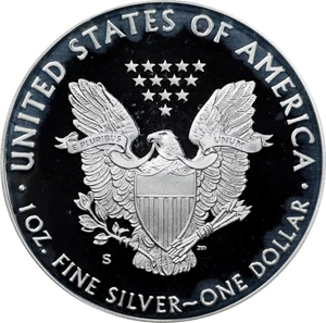 image for: 2020-S Silver Eagle. Proof-68 Deep Cameo (PCGS).