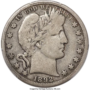 image for: 1892-O 50C Micro O, FS-501, VG8 PCGS. CAC....