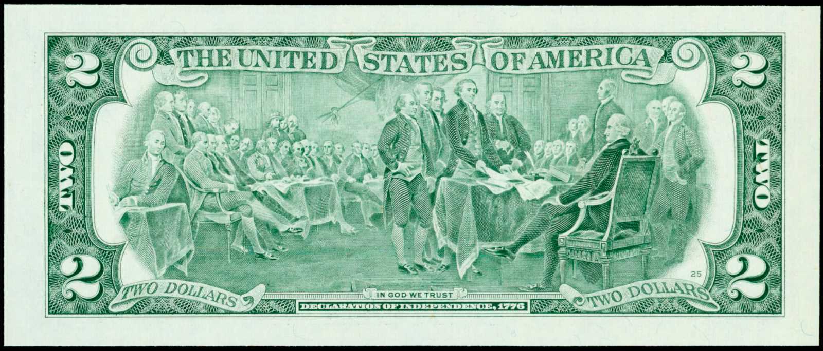 image for: Fr. 1938-b. 2003A $2  Federal Reserve Note.  New York. Gem Uncirculated. Fancy Serial Number.