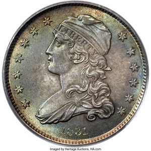 image for: 1831 25C Small Letters, B-1, R.3, MS65 PCGS....