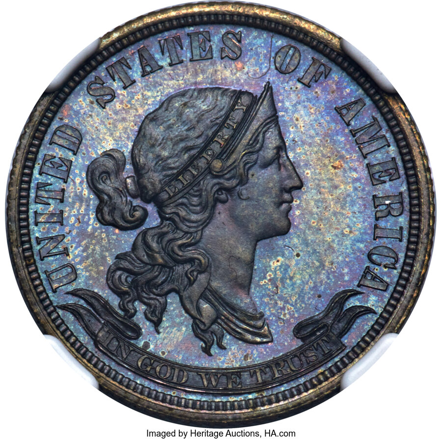 image for: 1870 25C  Standard Silver Quarter, Judd-914, Pollock-1010, Low R.7, PR65 Brown NGC....
