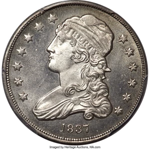 image for: 1837 25C B-2, R.1, MS65 PCGS. CAC....