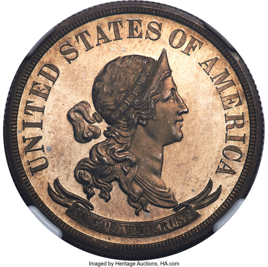 image for: 1870 50C Standard Silver Half Dollar, Judd-981, Pollock-1101, Low R.7, PR66 NGC....