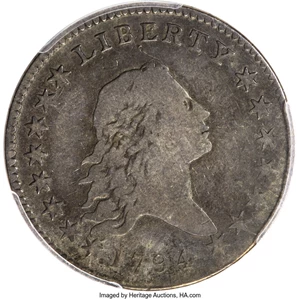 image for: 1794 50C O-101a, T-7, R.3, VG10 PCGS....