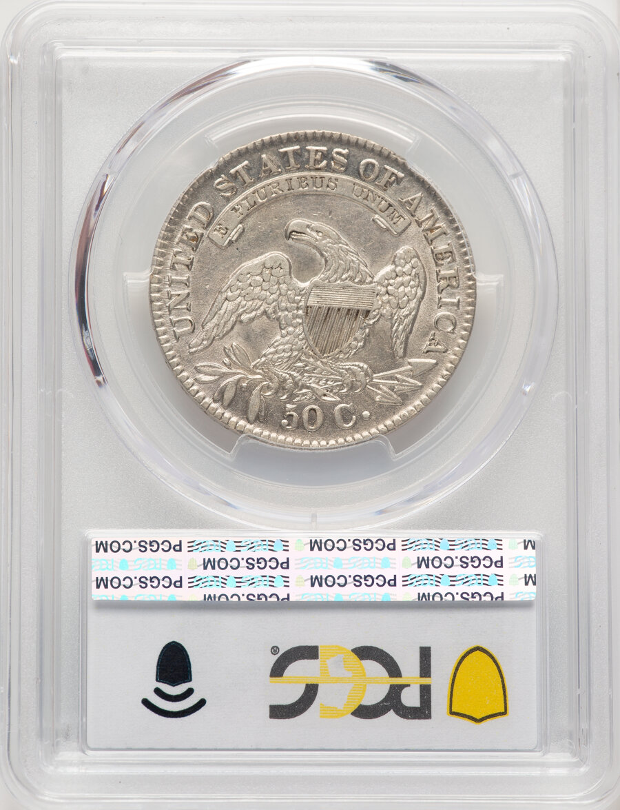 image for: 1833 50C O-108, R.1, AU50 PCGS.  Mintage 5,206,000....